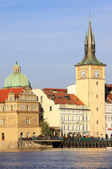 Fototapeta premium The View on the autumn Prague Old Town
