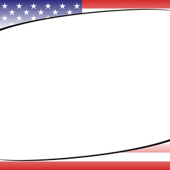 USA flag background vector illustration