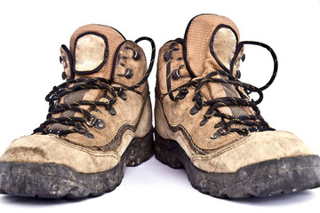 chaussures de randonnées usagées 02