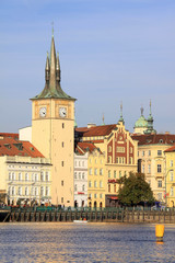 The View on the autumn Prague Old Town