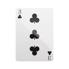 Carte trois trefles Card