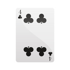 Carte quatre trefles Card