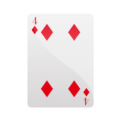Carte quatre carreaux Card