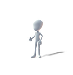 Hand, Mann, 3D-Figur