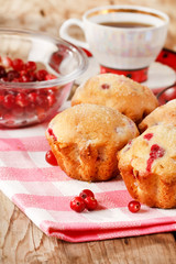 Fototapeta na wymiar Cranberry muffins