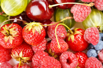 different kinds of berries