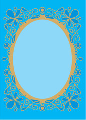 decorative floral frame