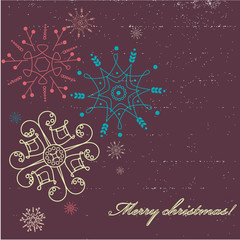 Fototapeta premium Christmas greeting card