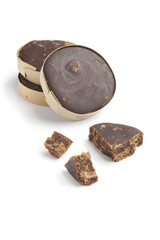 Slices of palm sugar and pieces