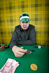 inveterate cardsharper poker player