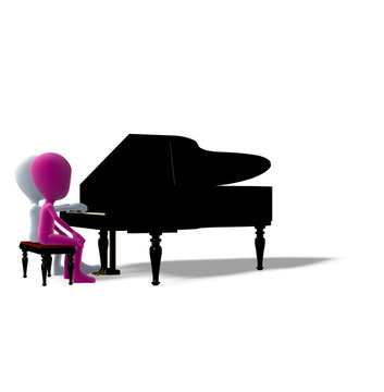 Klavierunterricht Schüler Lehrer Logo