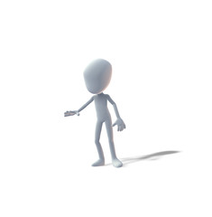 Überraschung Mann 3D