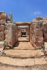 Hagar Qim, ancient Megalithic Temple of Malta, unesco