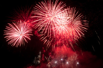 Obraz premium Firework in night.