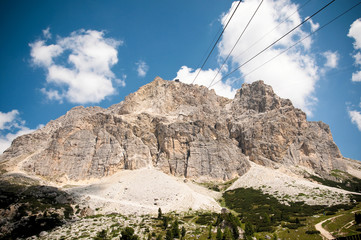 Dolomite mountain near Cortina