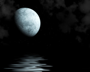 Obraz na płótnie Canvas Moon