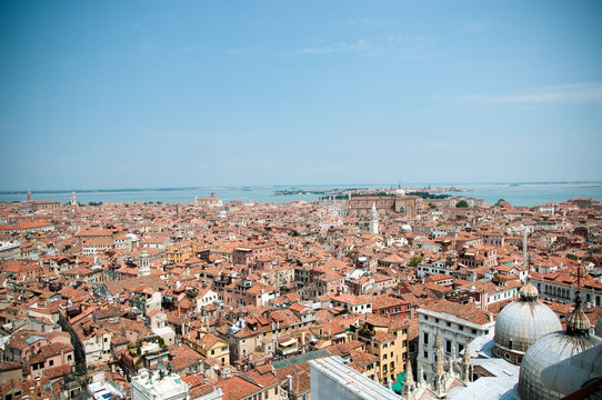 Roofs in Venice, view from San Marco tower