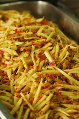 Fried bamboo shoots