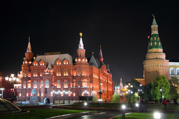 Fototapeta na wymiar Kreml i muzeum w Moskwie, Rosja