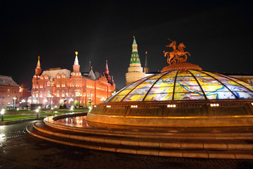 Fototapeta premium kremlin and museum in moscow russia