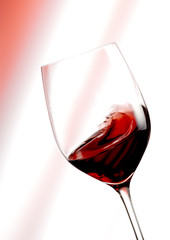glass of red wine