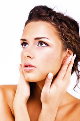 Portrait of a young beautiful woman