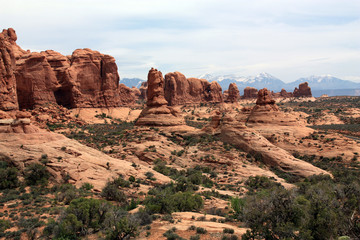 Fototapeta premium Felsformation im Arches Nationalpark, Utah, USA