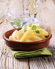 Boiled potatoes