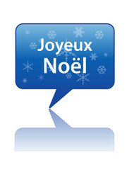 Icône Bulle JOYEUX NOEL (noël père carte de voeux sapin cadeau)