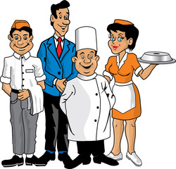 Restaurant crew