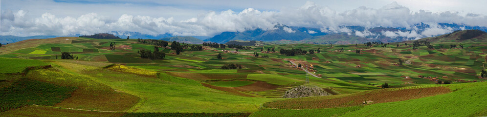 Fototapeta na wymiar panorama peruviano