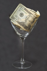 Cash In A Glass