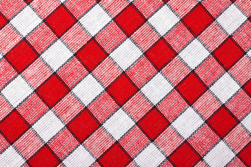 Checkered textile background