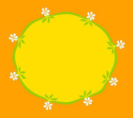 Vector background with flowers