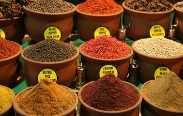 A view of Spice in the Spice Bazaar, Istanbul.