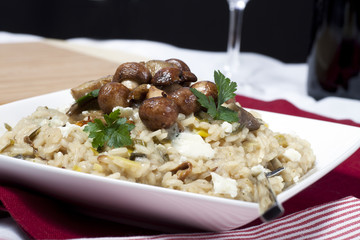 Mushroom Risotto