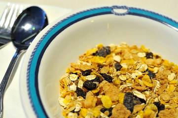 Western style cereal for breafast