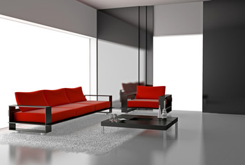 sofa in the room