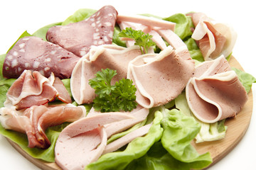 Verschiedene Wurstsorten