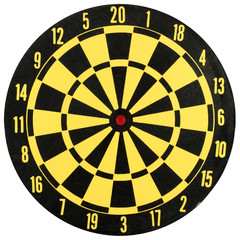 cible vierge pour tir aux fl&eacute;chettes