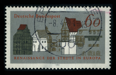 Postage stamp.