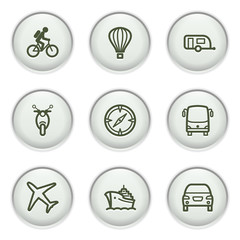 Gray icon with button 20