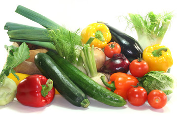 Fototapeta na wymiar Zakupy warzywami