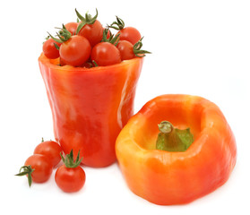 pepper and tomato