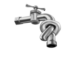 water tap knot isolated faucet valve