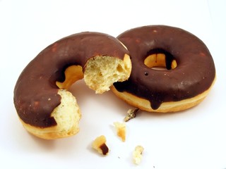 Chocolate doughnuts - I couldn't resist