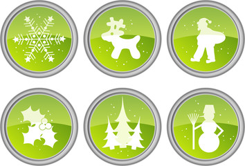 Christmas element for design, set, vector