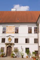 castle of the czech historical city Trebon