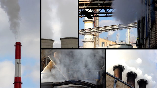 Industrial smoke and steam multiscreen