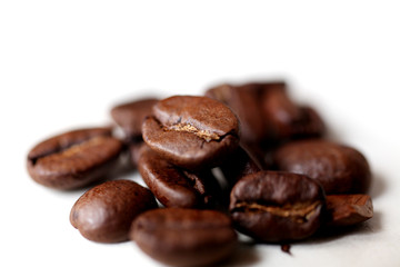 Detailaufnahme Kaffeebohnen